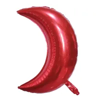 28 Inch Red Moon Balloon