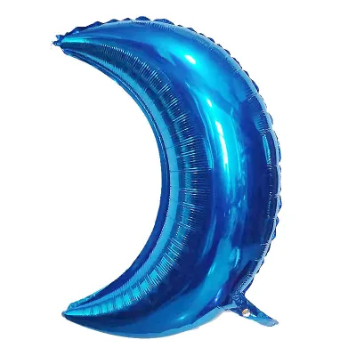28 Inch Moon Shaped Aluminum Balloon Wedding Festival Birthday Party Atmosphere Layout 50-Bag
