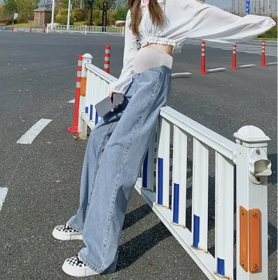 Pregnant Women Casual Straight Denim Jeans
