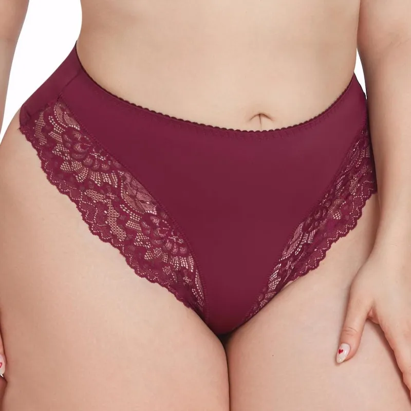 Women Plus Size Cotton Lace Breathable Underwear