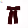 4Cm Flocking Double Layer-Duck Clip Burgundy
