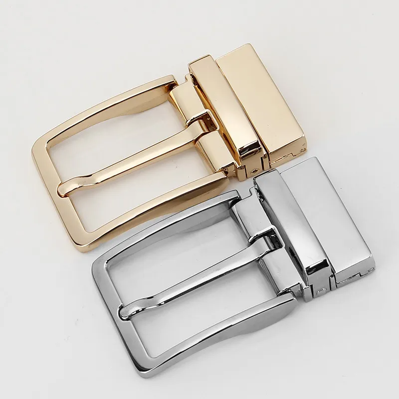 Men Women Fashion Business Metal Accessories Square Pin Belt Buckle