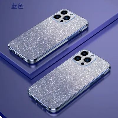 Women Fashion Gradient Glitter Apple Phone Drop-Resistant Protective Case