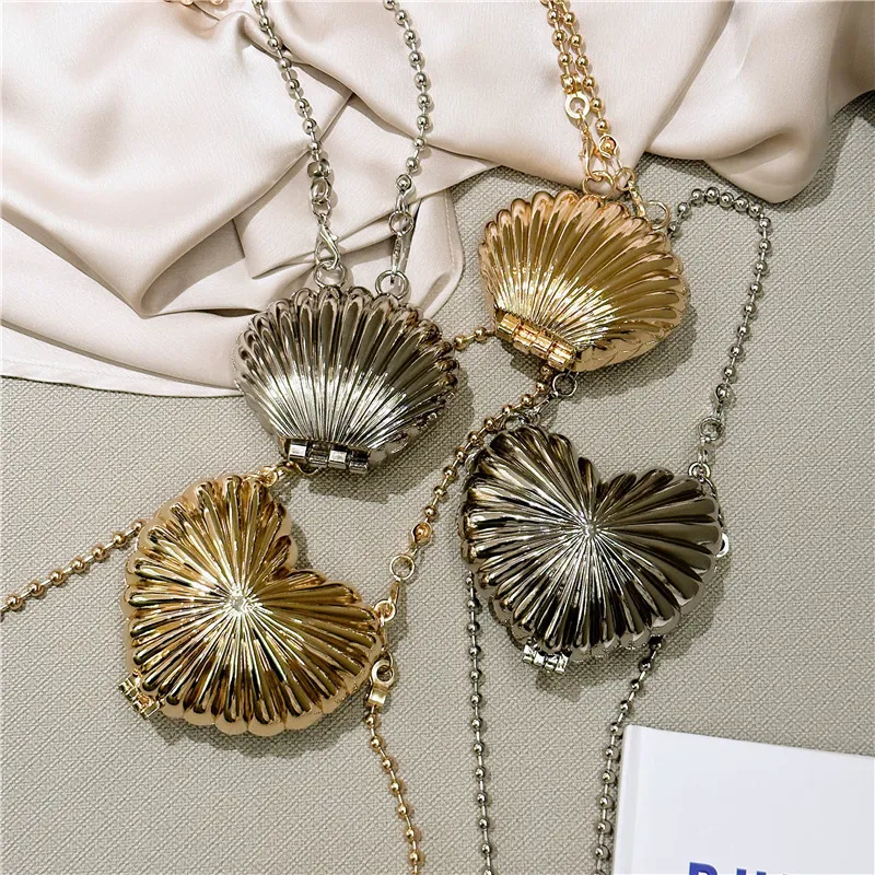 Fashion Exquisite Women Acrylic Mini Shell Crossbody Chain Bag