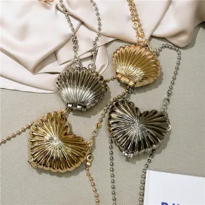 Fashion Exquisite Women Acrylic Mini Shell Crossbody Chain Bag