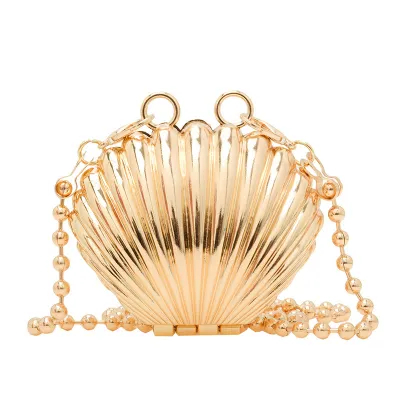 Fashion Exquisite Women Acrylic Mini Shell Crossbody Chain Bag