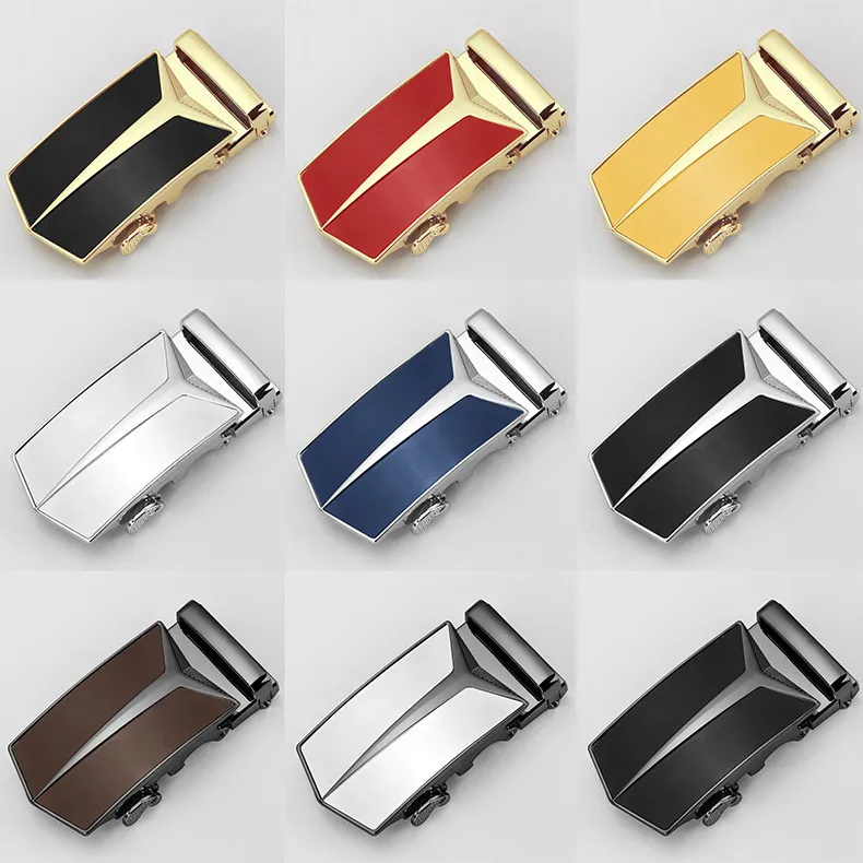 Men Fashion Business Metal Automatic Belt Buckle Accessories