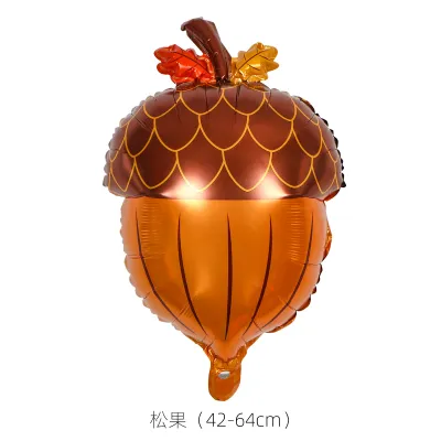 Creative Party Cartoon Maple Leaf Shape Aluminum Film Balloon Decoration