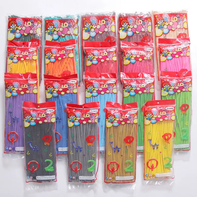 1.8G Birthday Party Latex Strip Balloon Decoration 100-Bag
