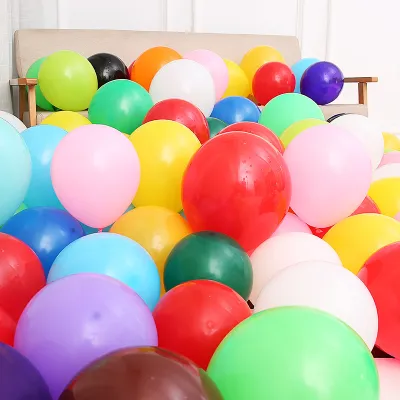 2.3G Children Birthday Party Wedding Wedding Scene Layout Thickened Balloon Decoration 100-Bag