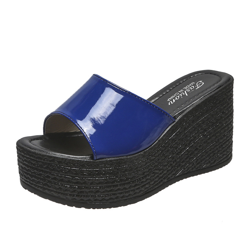 【2plan】Wedge Slider Summer Slippers Wedge Slider Summer Slippers - 2PLAN | 60% - Asian Fashion