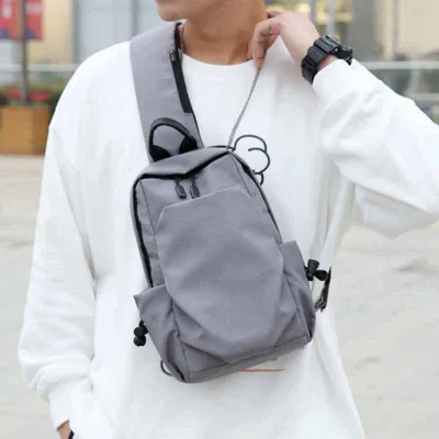 Men Fashion Casual Commuter Oxford Chest Bag