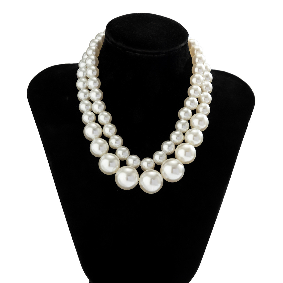 アクセサリー 3WAY PEARL NECKLACE Amazon.com: Rosemarie Collections Women's Multi Strand