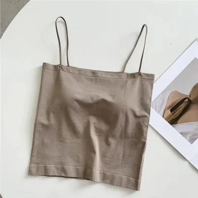 Solid Color Summer Basic Women Spaghetti Strap Camis Tank Top