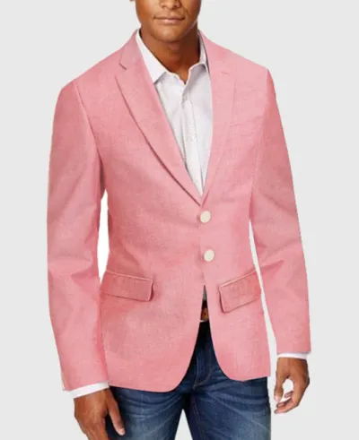 Men Slim Fit Plaid Suit Jacket Long Sleeve Lapel Party Casual