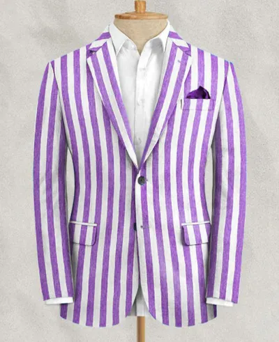 Men Slim Fit Plaid Suit Jacket Long Sleeve Lapel Party Casual