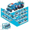 Special Police Patrol Series 192 Particles-Can Spell 25 Shapes-Color Box Packaging