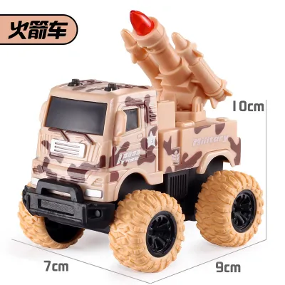 Kids Boys Girls Off-Road Inertia Plastic Car Toy