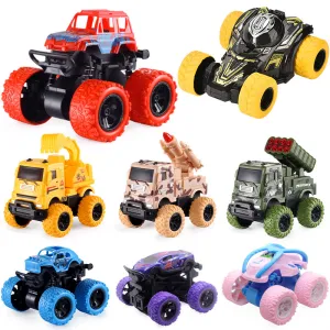 Kids Boys Girls Off-Road Inertia Plastic Car Toy