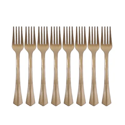 Bronzing Polka Dot Blue Disposable Paper Tableware