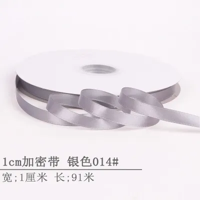1Cm Encrypted Polyester Ribbon for Wedding Party Gift Packaging and Decoration