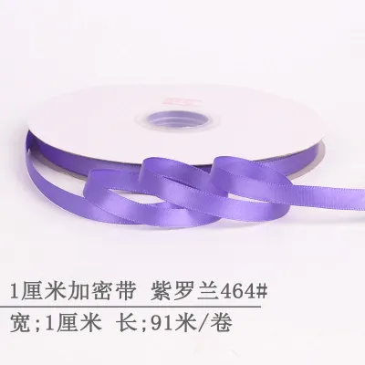 1Cm Encrypted Polyester Ribbon for Wedding Party Gift Packaging and Decoration