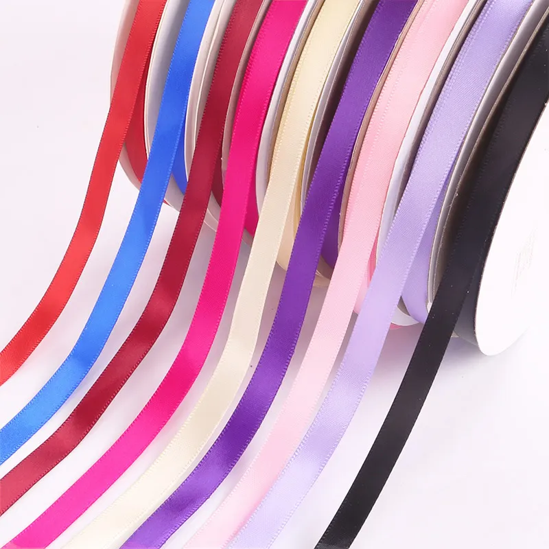 1Cm Encrypted Polyester Ribbon for Wedding Party Gift Packaging and Decoration