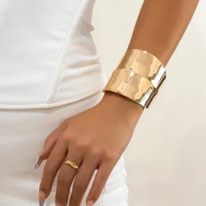 Fashion Exaggerated Iron Adjustable Opening Bracelet