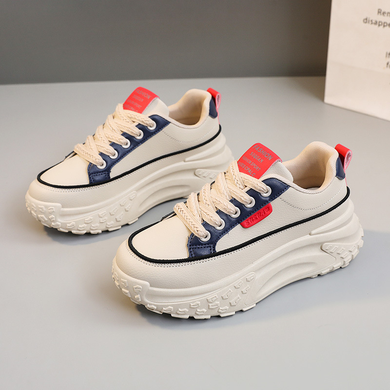 Wholesale Women Fashion Casual Color Block Breathable Thick