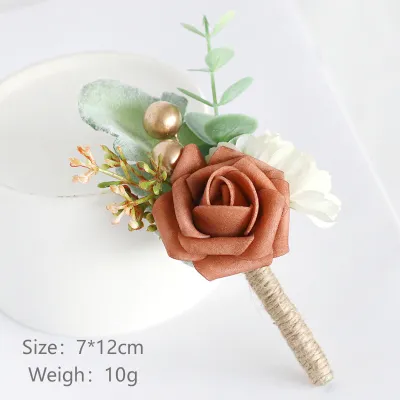 Creative European Style Wedding Simulation Corsage Decoration