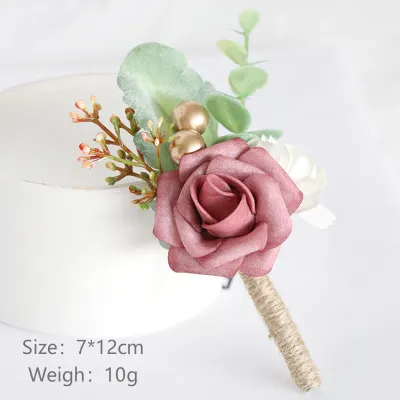 Creative European Style Wedding Simulation Corsage Decoration