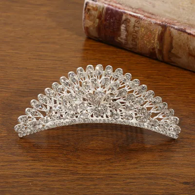 Kids Girls Cute Sweet Party Crown Pearl Rhinestone Headwear