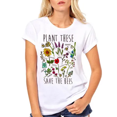 Women's Casual Cute Footprint Short-Sleeved T-Shirt