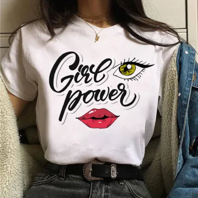 Women Casual Eye Print Short Sleeve T-Shirt Loose Fit
