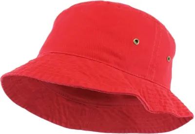 Custom Solid Color Cotton Bucket Hat