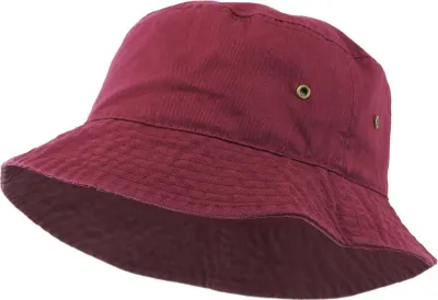 Custom Solid Color Cotton Bucket Hat
