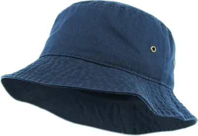 Custom Solid Color Cotton Bucket Hat