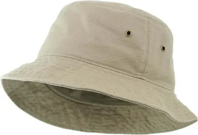 Custom Solid Color Cotton Bucket Hat