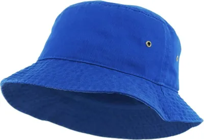 Custom Solid Color Cotton Bucket Hat