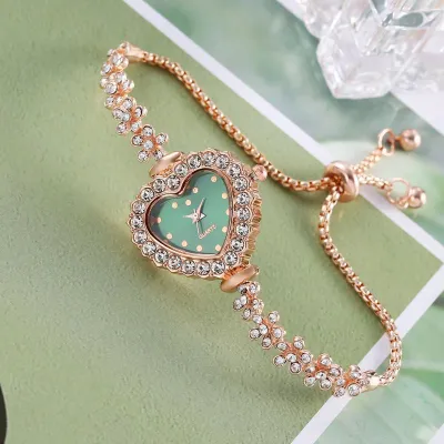 Women Elegant Rhinestone Fashion Bracelet Watch