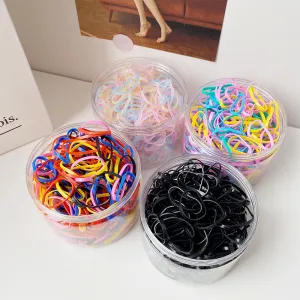 Kids Girls Cute Sweet Candy Color Hair Rings Rubber Bands High Elasticity