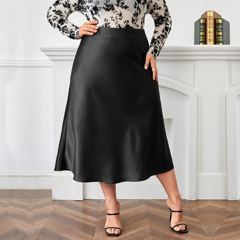 スカート satin flare skirt (ivory, size1)/ Acka satin flare skirt (ivory, size1)/ Acka