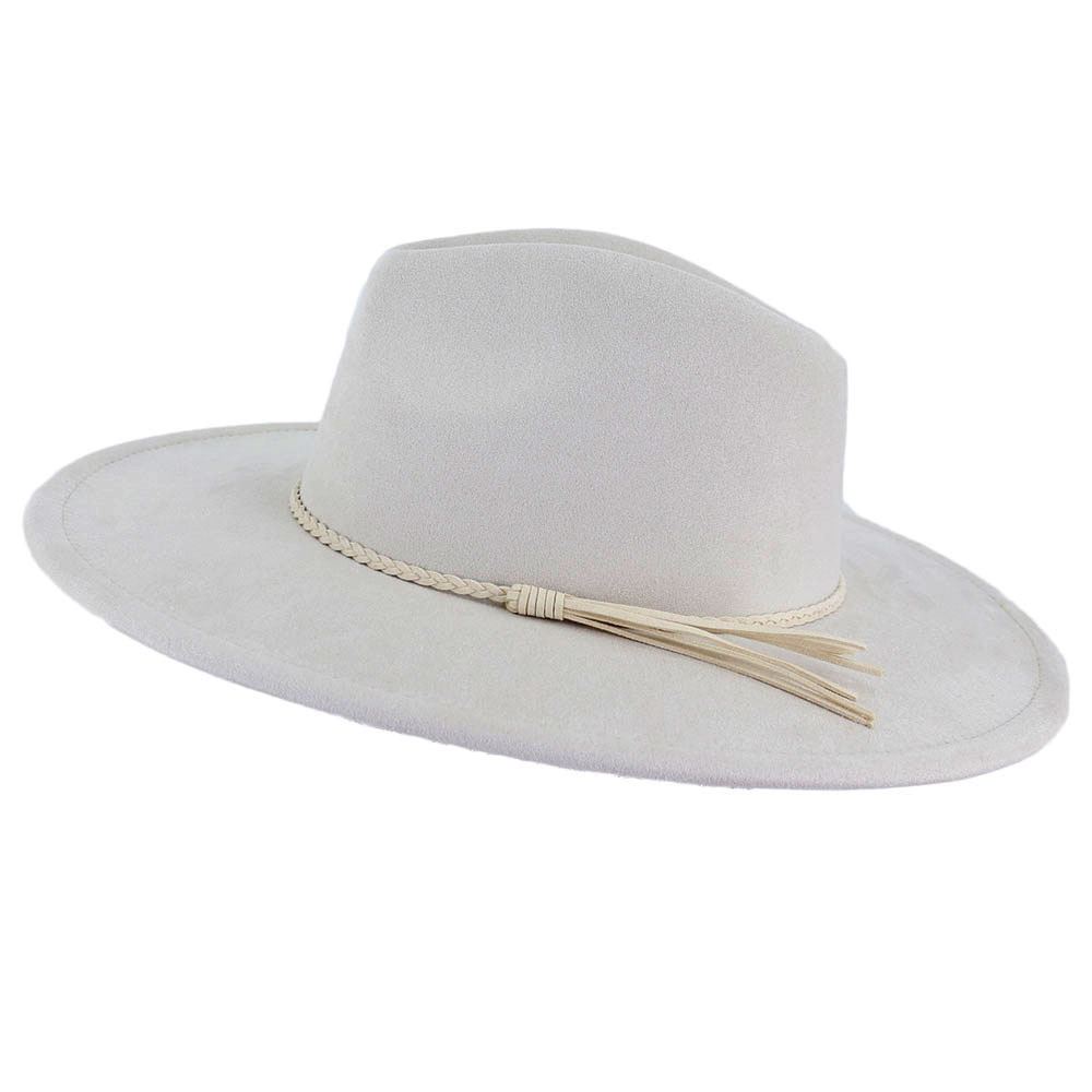Wholesale Autumn And Winter Big Rim Jazz Top Hat Women 10cm