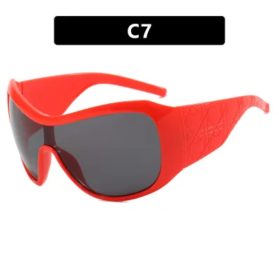 Oversized Frame Women Men Y2k Fashion UV Protection Sports Sunglasses