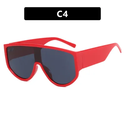 Fashion Women Exaggerated Large-Frame Retro Sunglasses PC Goggle