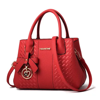 Women'S Retro Solid Color Large Capacity Handbag