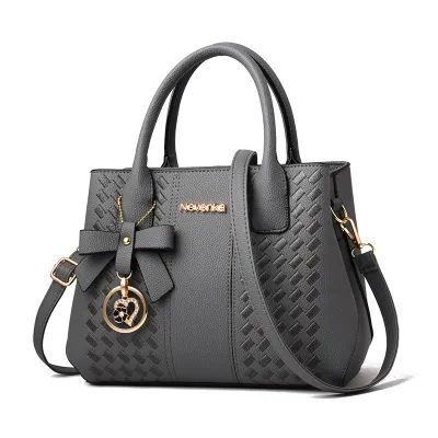 Women'S Retro Solid Color Large Capacity Handbag