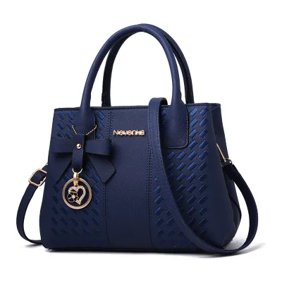 Women'S Retro Solid Color Large Capacity Handbag
