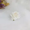 White Rose Brooch Hairpin