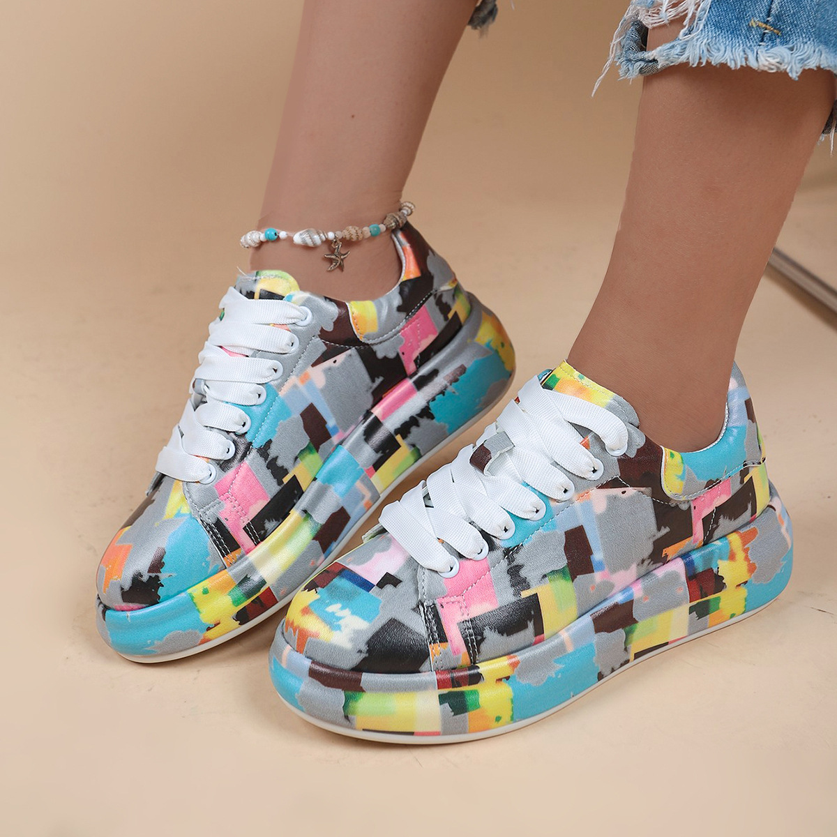 ◆OTZ SHOES◆ Peacemore Platform Sneakers V2 FLOTFA1W22 Oncept Phoenix Sneaker - Oak Multi – MODA Nashville